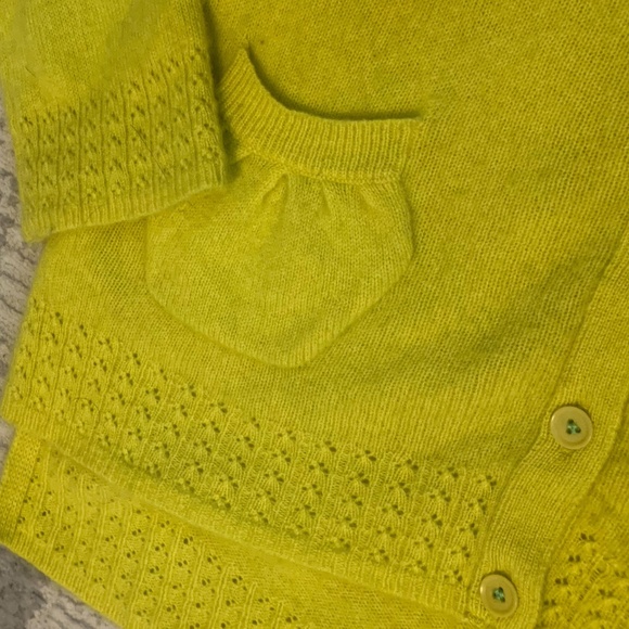 Anthropologie Charlie & Robin 100% Cashmere Cardigan Size S - Picture 3 of 5